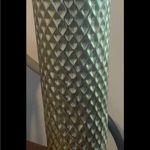 Elegant Green Textured Vase